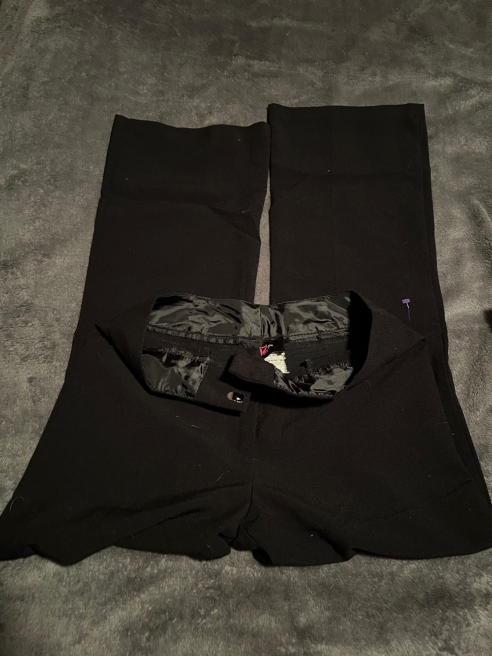Iz Byer Black Girls' Formal Dress Pants